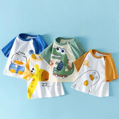 China QUICK DRY children's clothing 3-12 years old men's and women's pure cotton tops wholesale manufacturers at low prices for sale