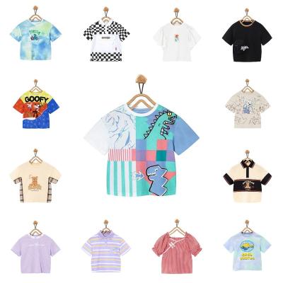 China QUICK DRY children's clothing boy short sleeve T-shirt kids fashion printed shirt pure cotton comfortable manufacturers wholesale for sale