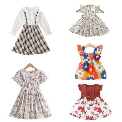 China Anti-wrinkle girls dress 2022 fashionable children's summer new skirt princess candy summer manufacturers big kids girls wholesale for sale