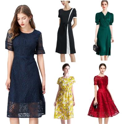 China Spring temperament skirt dress 2022 summer women's anti-static chiffon dress new and summer day size wholesale for sale