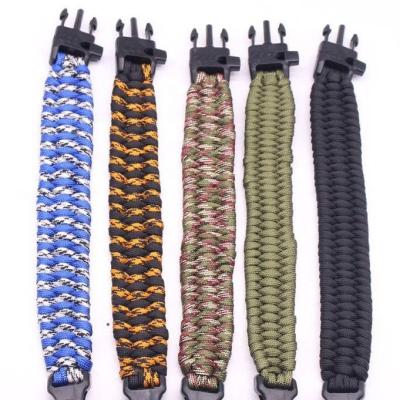 China CLASSIC Wholesale Paracord Outdoor Survival Camping Wide Bracelet for sale