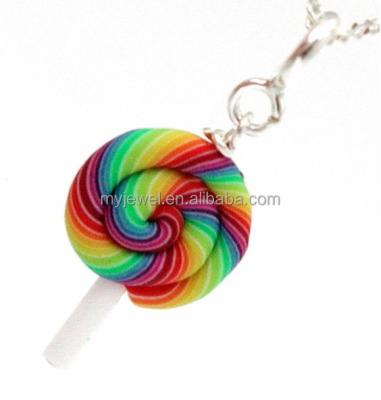 China Necklace Rainbow Lollipop Necklace for sale