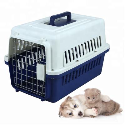 China New Viable Outdoor Plastic Cages Cage High Quality Dog Travel Box Portable Pet Air Cage for sale