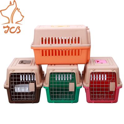 China Practicality Pet Transport High Capacity Portable Pet Air Carrier Plastic Box for sale