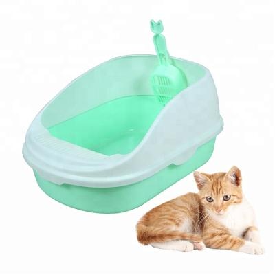 China Large Space Cat Toilet Sustainable Lightweight Cat Litter Box for sale