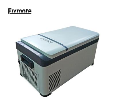 China -22~+20 DC 12/24v Mini Car Fridge 20L Portable Auto Freezer Refrigerator For Camping for sale