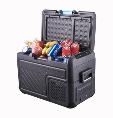 China low noise & DC 12/24v Mini Car Fridge 25L Freezer Fast Cooling Portable Automatic Fridge For Camping for sale