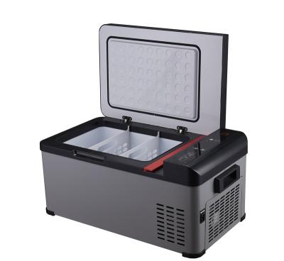 China Outdoor Camping Refrigerator Mini Compressor Car Fridge Freezer Car/Truck/Bus/Boat/Home Portable DC 12/24v Fridge Cooler Box for sale