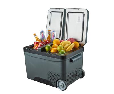 China ABS the new 12/24 V portable micro compressor car refrigerator and thermoelectric cooler car refrigerator for sale