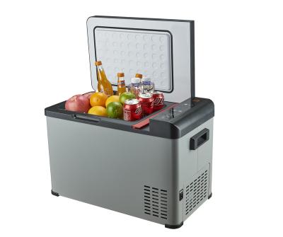 China Outdoor Camping Refrigerator Mini Compressor Car Fridge Freezer Car/Truck/Bus/Boat/Home Portable DC 12/24v Fridge Cooler Box for sale