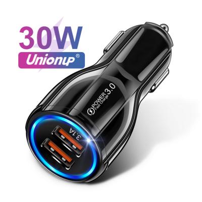 China Dual USB QC3.0 6A Fast Car High Speed ​​Charger Mobile Phone Car Charger Fast Charging Adapter for sale