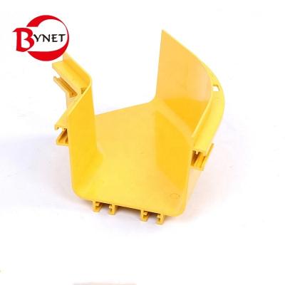 China 45 degree horizontal bend for 120mm 45 fiber cable tray for sale