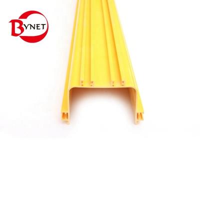 China PVC Data Center 120mm Fiber Cable Tray For Fiber Duct Routing System for sale