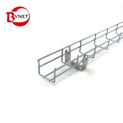 China 50 Floor Steel Rack For 50mm Width Wire Mesh Cable Tray for sale