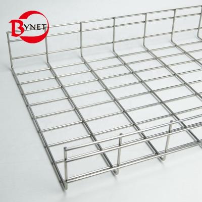 China Corrosion Resistance 304 Stainless Steel Wire Mesh Steel High Strength Cable Tray for sale