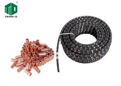 Κίνα Sharp Diamond Wire Saw σχοινί για σκυρόδεμα κοπής μηχανή άνοιξη και καουτσούκ μέθοδος στερέωσης προς πώληση