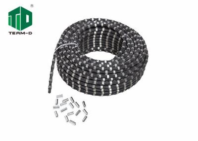 China Black Economic Diamond Wire Saw 40 Beads For Concrete Cutting Machine for sale