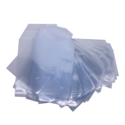 China Fashion Single Card Sleeves Clear Clear Plastic Sleeves For Clear Cards Card Sleeve With Overlap Seal for sale