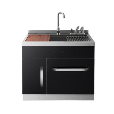 China With Built-in Faucet High Quality Stainless Steel Sink For Home Kitchen Equipment for sale