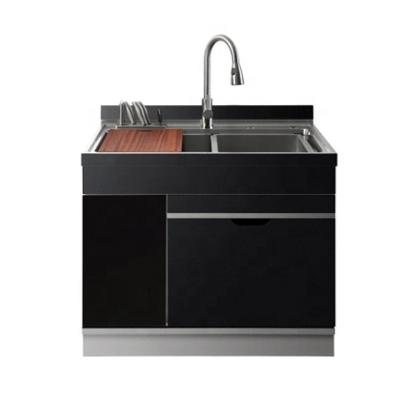 China With Built-in Faucet High Quality Stainless Steel Sink For Home Kitchen Equipment for sale