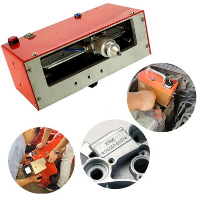 China 80mm x 30mm Luyue Dot Peen Marking Machine Chassis 80mm x 30mm Number Engraving Machine CNC Handheld Pneumatic Engraving Machine for sale