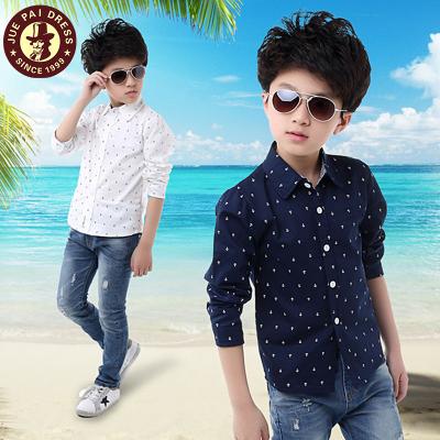 China Anti-pilling 2020 new design boy shirt long sleeves for sale