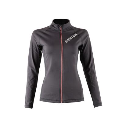 China Competitive Price Breathable Custom Spring Women Outdoor Breathable Sport Jackets With Zipper for sale