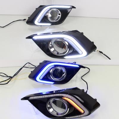 China ABS+led DRL For Mazda 3 Mazda3 Axela 2014 2015 2016 LED DRL Daytime Running Lights Fog Light Covers for sale