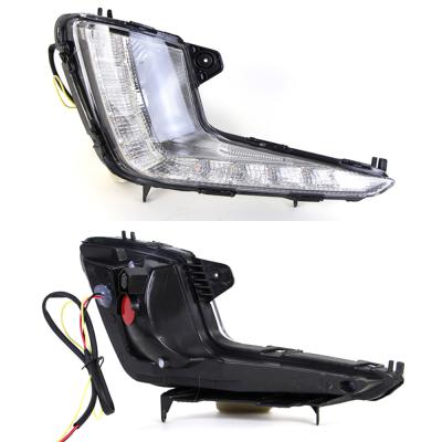 China ABS+led DRL for 2013 2014 KIA RIO K2 2012 daytime running lights fog head lamp cover car styling for sale