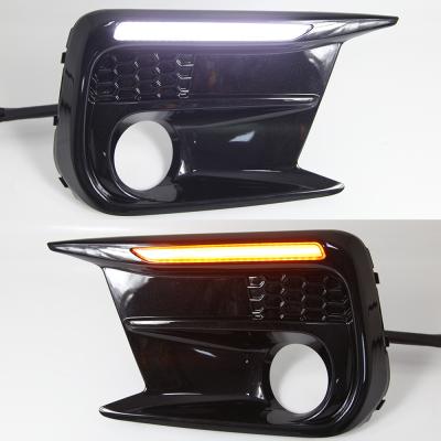 China ABS+led Car LED DRL Fog Lamp Daytime Running Light Cover Waterproof For Subaru WRX 2018 2019 2020 2021 for sale