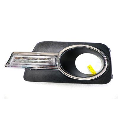 China ABS+led LED DRL Daytime Running Light 12V Daytime Running Light Fog Lamp Free Shipping Car Styling For Volkswagen VW Tiguan 2010 2011 2012 for sale