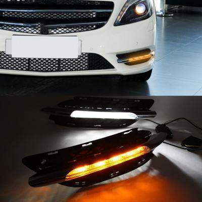 China ABS+LED Daytime Running Light For Mercedes Benz W246 B180 B200 2011 2012 2013 2014 12V DRL Fog Lamp Decoration for sale