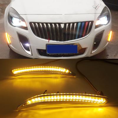 China ABS+LED Car LED DRL For Buick Regal GS Opel Insignia 2010 2011 2012 2013 2014 2015 2016 Fog Cover Daytime Running Lights for sale