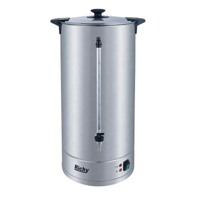 China Manufacturer wholesale hotel coffee urn large 25L double wall stainless steel catering urn for restaurant factory for sale