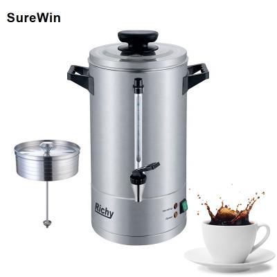 China 304 SS 100liter Stainless Steel Coffee Urns Commercial Electric Coffee Maker Electric Tea Urn For Hotel for sale