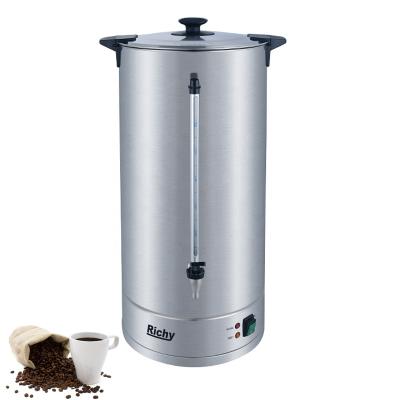 China Hotel Richy 220v 25L Coffee Urn Stainless Steel Factory Coffee Catering Boiler for sale