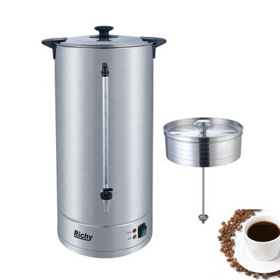 China Large Wall Stainless Steel Double Coffee Urn Hotel Coffee Maker With Valuable Price for sale