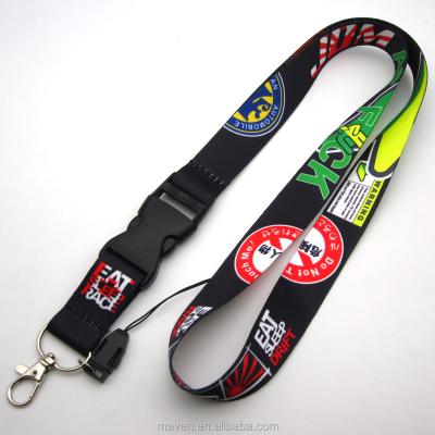 China Polyester Virtuoso Eat Sleep Racing Drift JDM As Fun Car Lanyard Neck Strap Rope ID Holder for sale