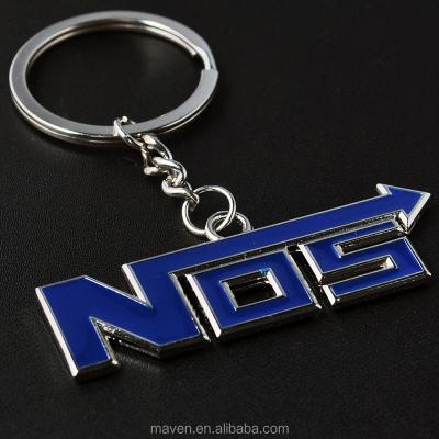 China Car Key Metal Plating Metal Chain Ring No. key chain zinc alloy keychain for sale