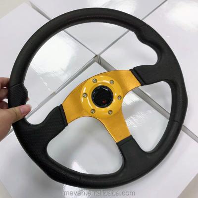 China Universal 13/14 PU 18 Moldes Inch Aluminum PU Car Racing Drift Steering Wheel for sale