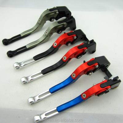 China Design Adjustable Motorcycle Sportbike CNC Brake Adjustable Clutch Levers For Honda VFR750 VFR800/F CBF1000 CBF600 CBF600/SA for sale