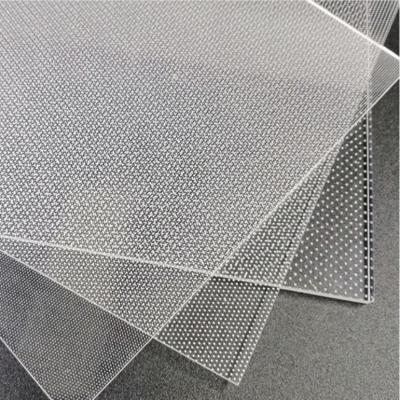 China Edge Lit LGP Acrylic Panel PMMA Without Laser Dotting for sale