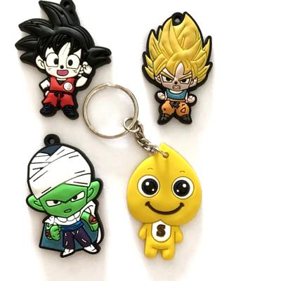 China Eco-Friendly PVC Rubber Key Ring Key Chain Fans Gift Embossed Promotion Gift Key Chain Promotion for sale