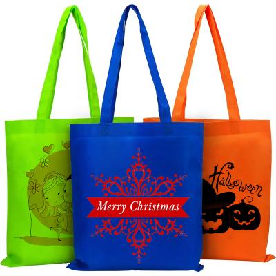 China Custom Green China Eco-friendly Non Woven Tote Bag 80gsm 90gsm 100gsm 120gsm for sale