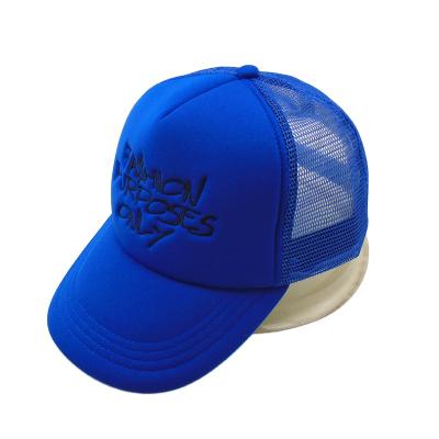 China Wholesale Agriculture Factory Chile Kids Applique Logo Bulk Multi Color 5 Panel Sports Gorras Mesh Foam Trucker Hat Bulk Custom Hat for sale