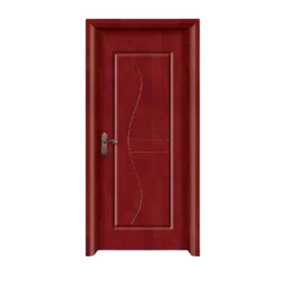 China Red Interior Wooden Chinese Style Sound Insulation Doors Luxury Style Designs for sale