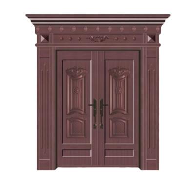 China Latest Design Minimalist Competitive Price Gate Front Entrance Safe Security Door for sale