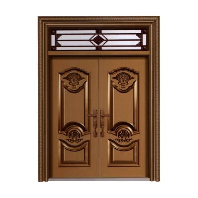 China Factory Outlet Traditional Best Security Doors Metal Exterior Door Good Quality Modern Steel Door for sale