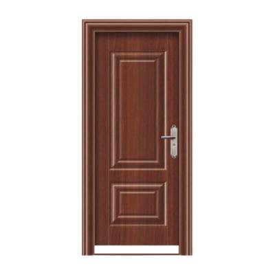 China exterior sound insulation security wood fiber or interior steel doors for sale