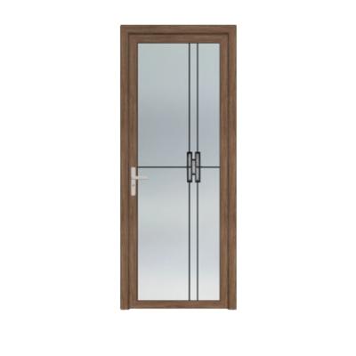 China Waterproof the best noise reduction is waterproof aluminum alloy and interior glass bathroom door for sale